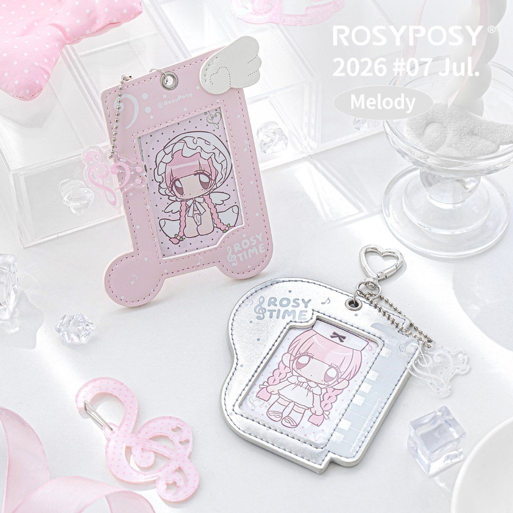 Piano Note Leather Photocard Holder Card Case ID Card Holder K-Style INS Aesthetic Fan Card & Photo Storage