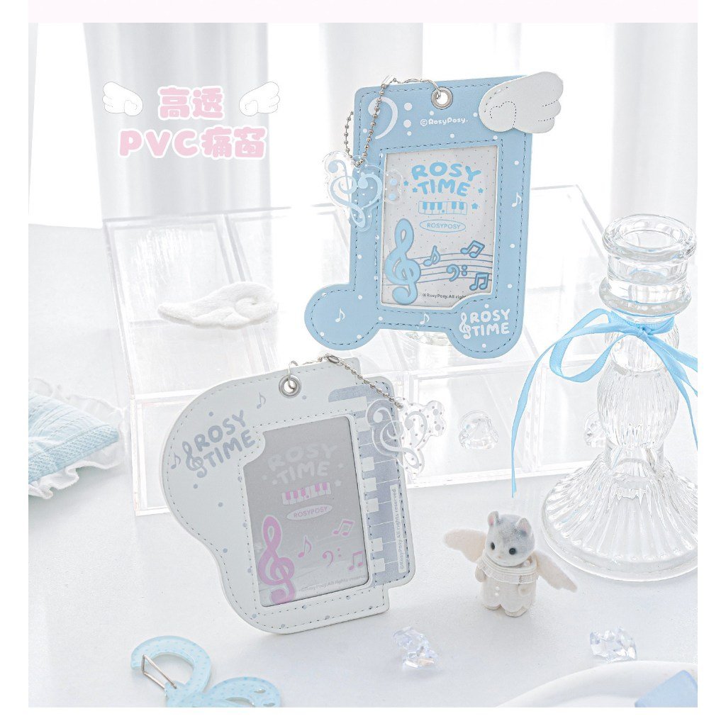 Piano Note Leather Photocard Holder Card Case ID Card Holder K-Style INS Aesthetic Fan Card & Photo Storage - Image 7