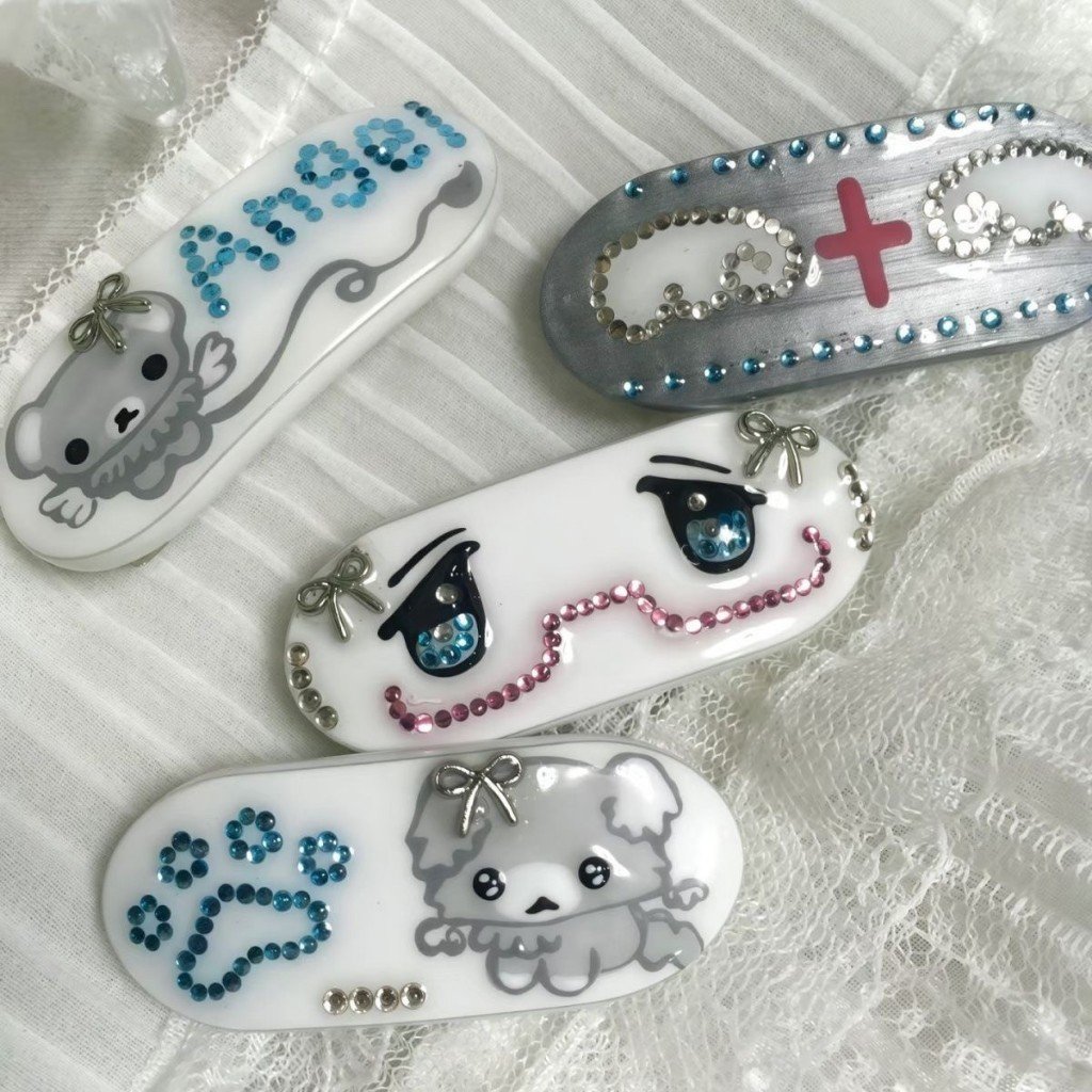 Cute Vintage Puppy Angel Hair Clip Kawaii Y2K Side Hair Clip Sweet Girl Hair Accessory - Image 2