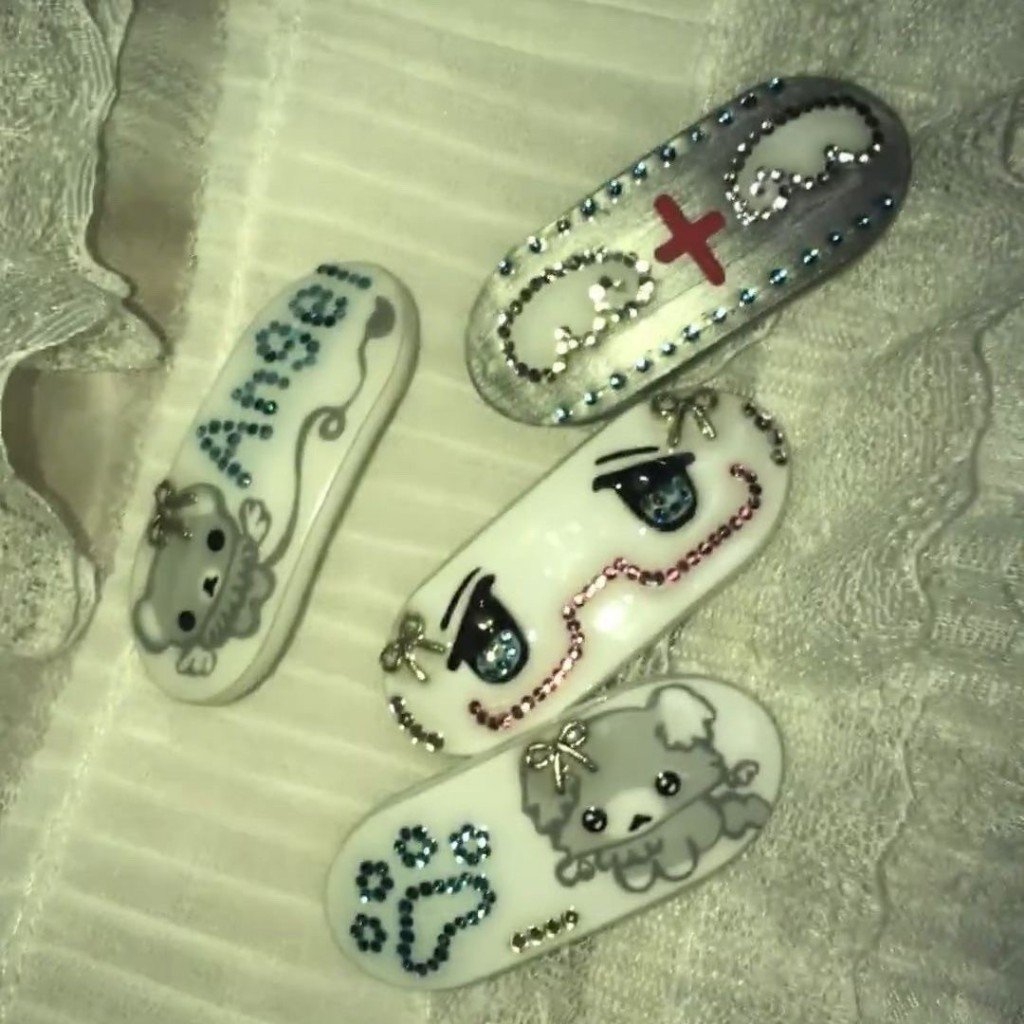 Cute Vintage Puppy Angel Hair Clip Kawaii Y2K Side Hair Clip Sweet Girl Hair Accessory - Image 4