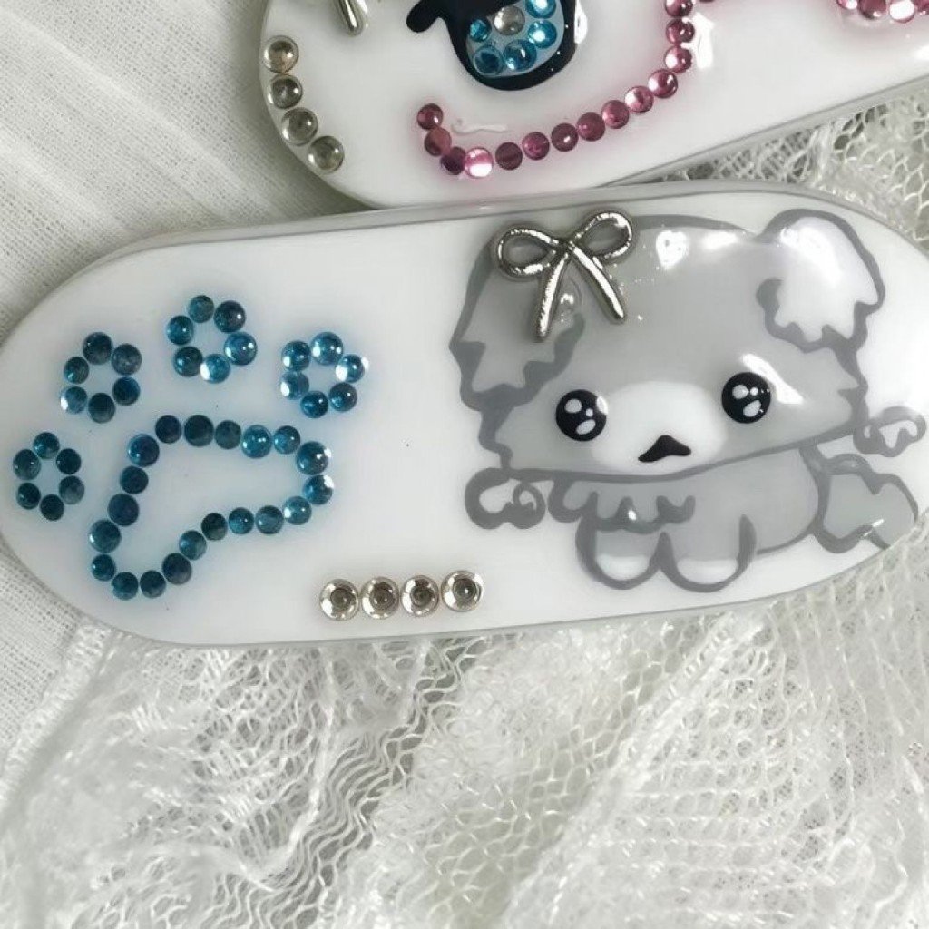 Cute Vintage Puppy Angel Hair Clip Kawaii Y2K Side Hair Clip Sweet Girl Hair Accessory - Image 8