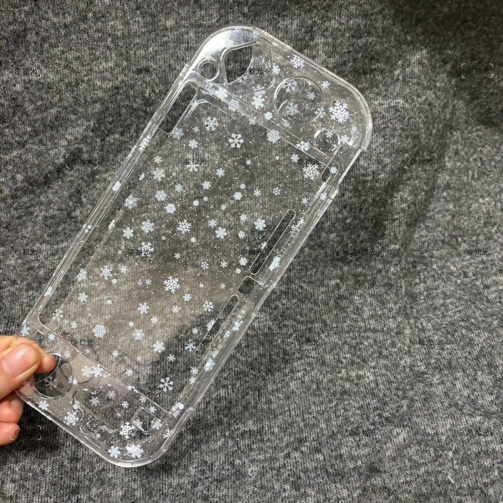 Nintendo Switch Lite Transparent Glitter Polka Dot Hard Case Split Protective Shell Cover - Image 14