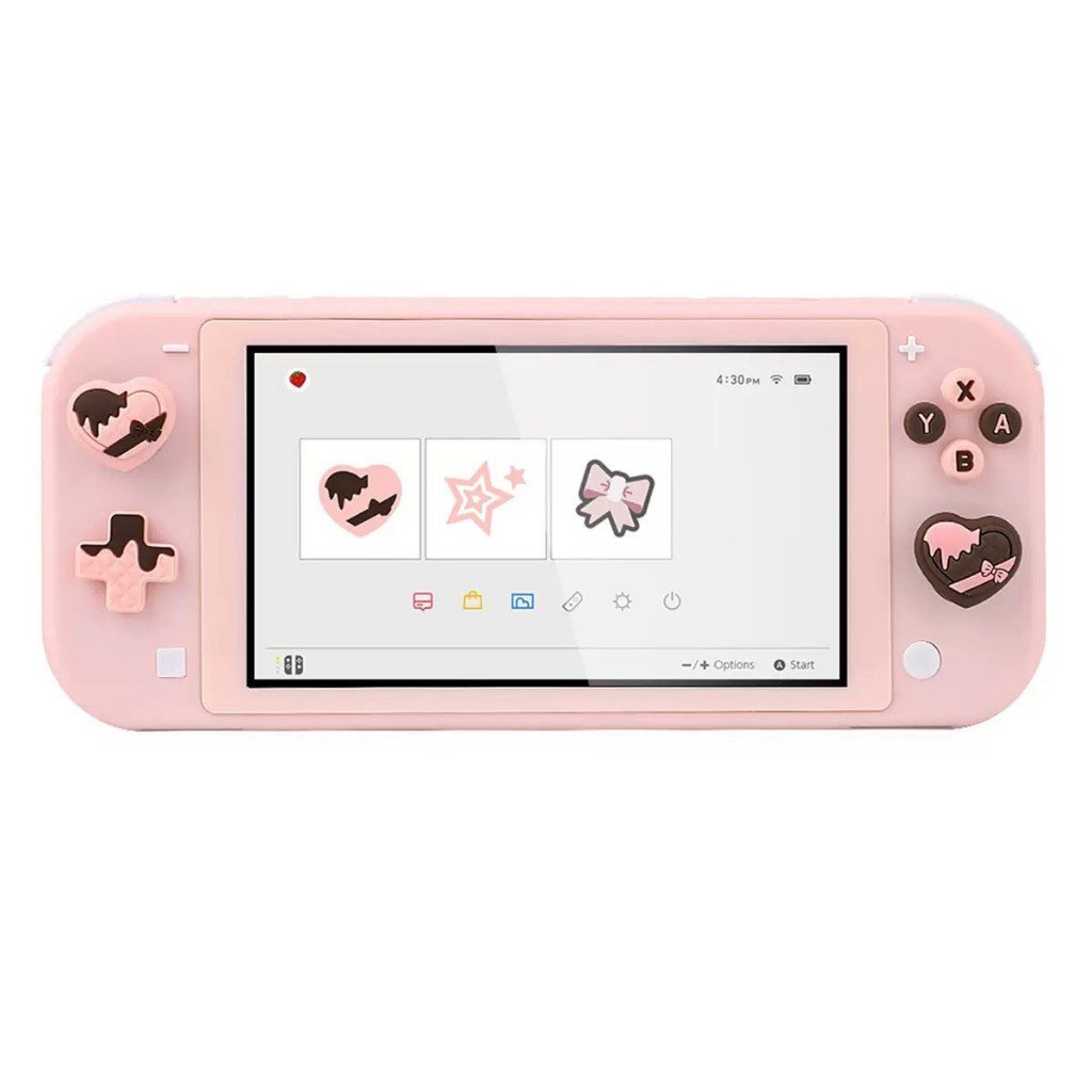 Nintendo Switch Lite Heart Strawberry Chocolate Star Thumb Grip Caps Silicone Joystick Covers - Image 5