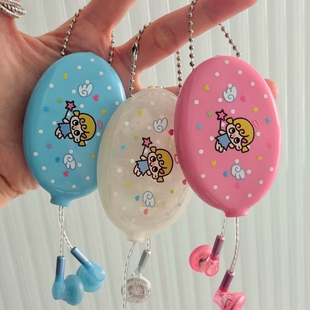 Vintage Y2K Wired Earphone PVC Coin Pouch Mini Coin Purse Multifunctional Portable Storage Bag Keychain - Image 8