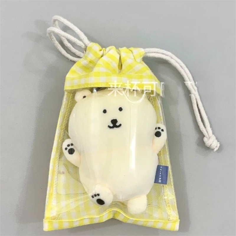 10cm Doll Drawstring Bag Polka Dot Stripe Ita Bag Doll Storage Pouch Makeup & Coin Bag - Image 8