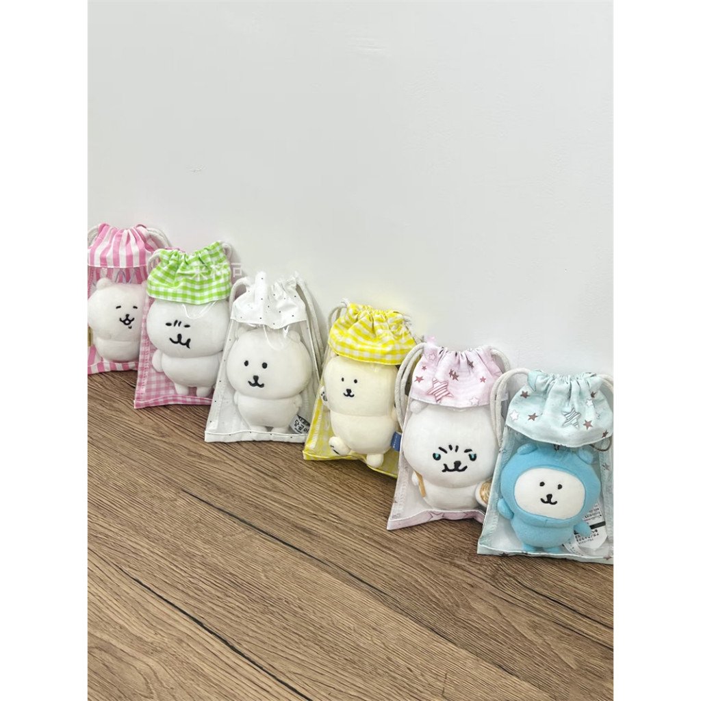 10cm Doll Drawstring Bag Polka Dot Stripe Ita Bag Doll Storage Pouch Makeup & Coin Bag - Image 2