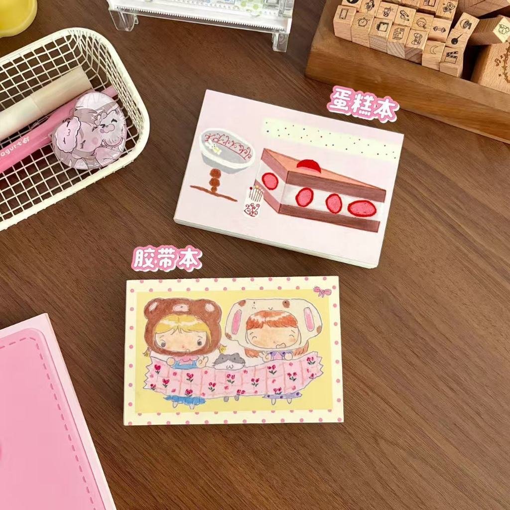 A7 Mini Notebook Korean INS Style Cute Journal Planner Portable Pocket Diary Daily Memo Book