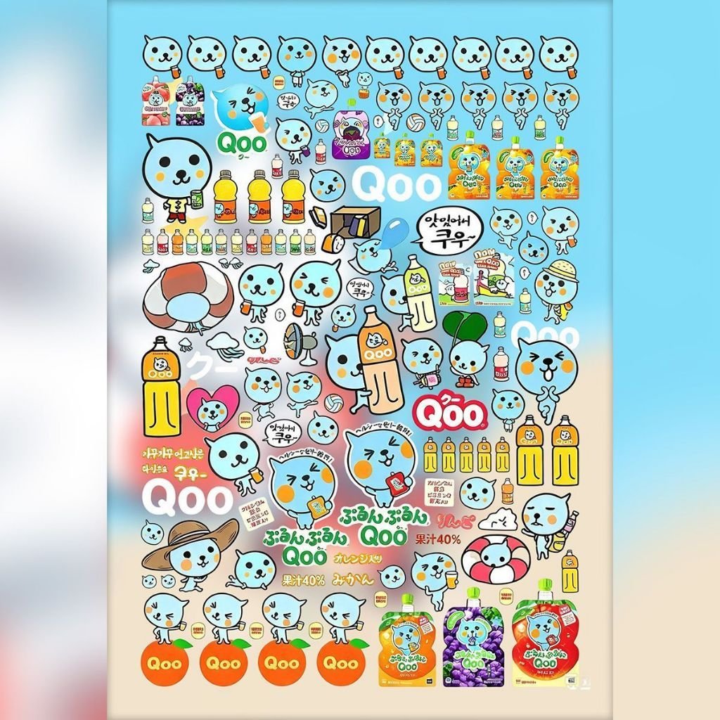 Retro Japanese Cute Cartoon Cut Film Stickers DIY Collage Waterproof Decorative Sticker Book - Image 7