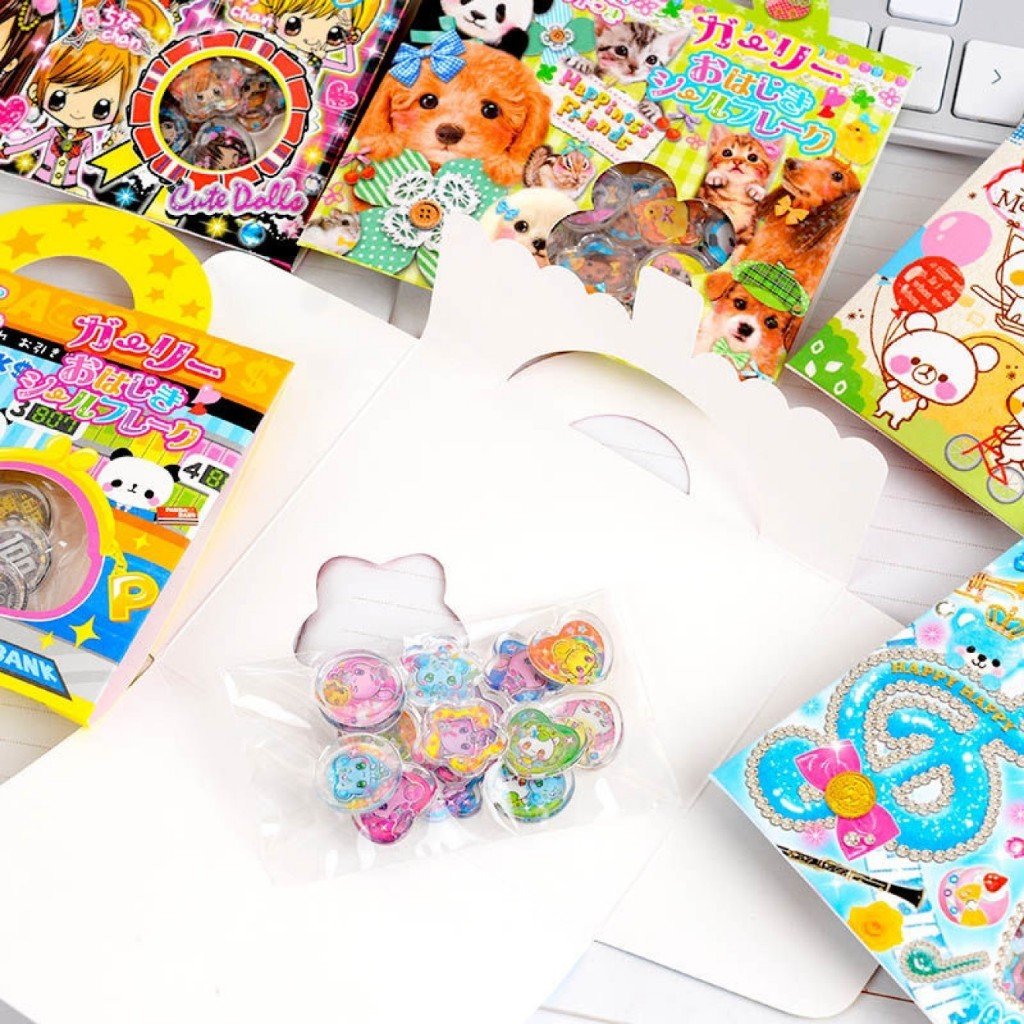 Vintage Retro Marble Stickers, Cute 3D Cartoon Animal Stickers for Kids & Girls, DIY Decorative Sticky Stickers, Gift - Image 3