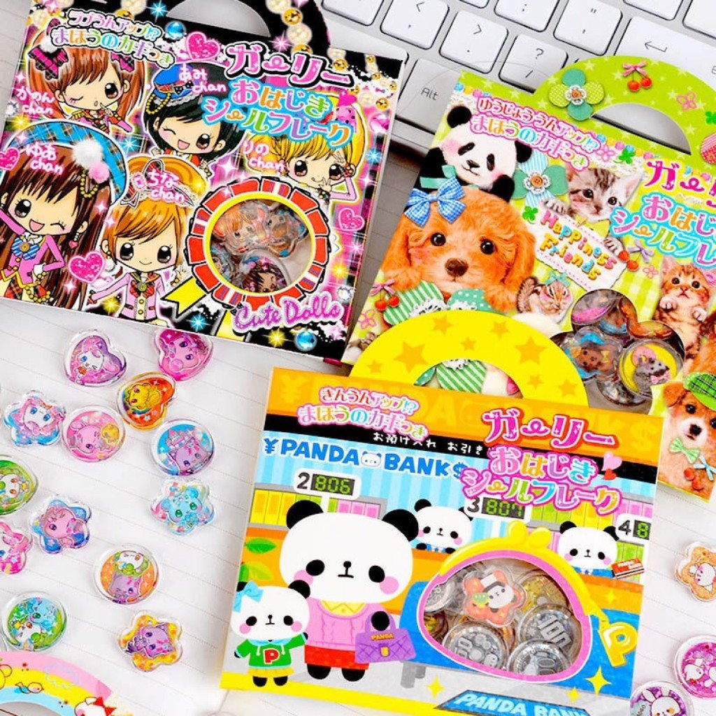 Vintage Retro Marble Stickers, Cute 3D Cartoon Animal Stickers for Kids & Girls, DIY Decorative Sticky Stickers, Gift - Image 2