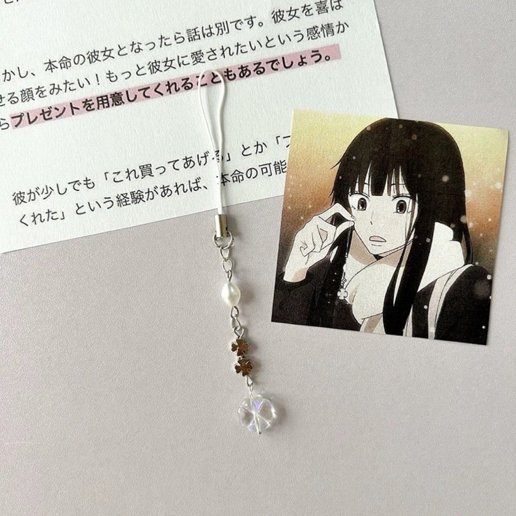 Kimi ni Todoke From Me to You Inspired Clover Camera Phone Case Charm Minimalist Couple Phone Strap - Image 2