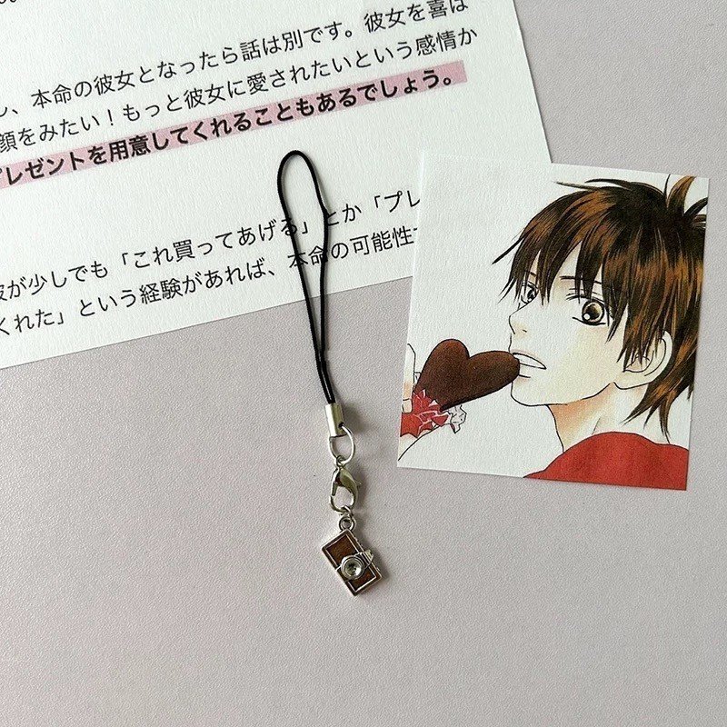 Kimi ni Todoke From Me to You Inspired Clover Camera Phone Case Charm Minimalist Couple Phone Strap - Image 3