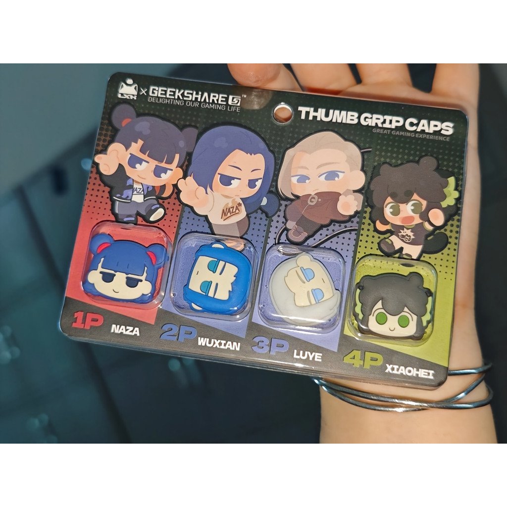 GEEKSHARE × Luo XiaoHei Nintendo Switch 2 Joystick Caps Silicone Thumb Grip Covers Cute Cartoon Non-Slip Controller Accessories - Image 8
