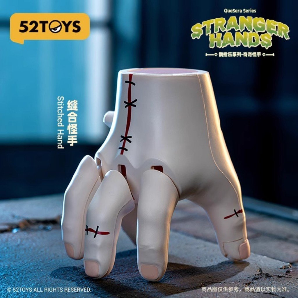 Wednesday Mini Hand Blind Box, Articulated Collectible Figure, Wind-Up Toy & Desk Decor - Image 2