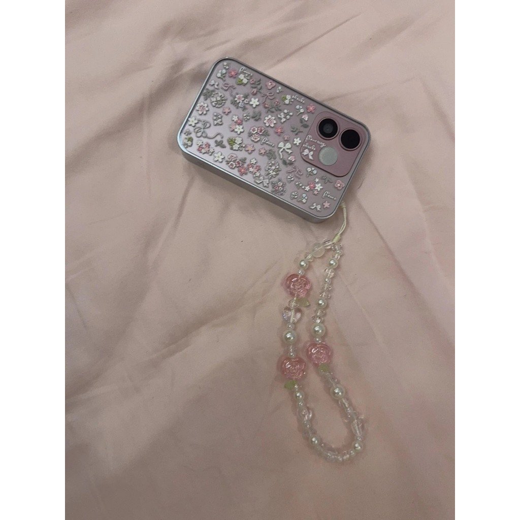 Rose Beaded Phone Chain, Short Beaded Camera Strap & CCD Charm Chain - Image 5