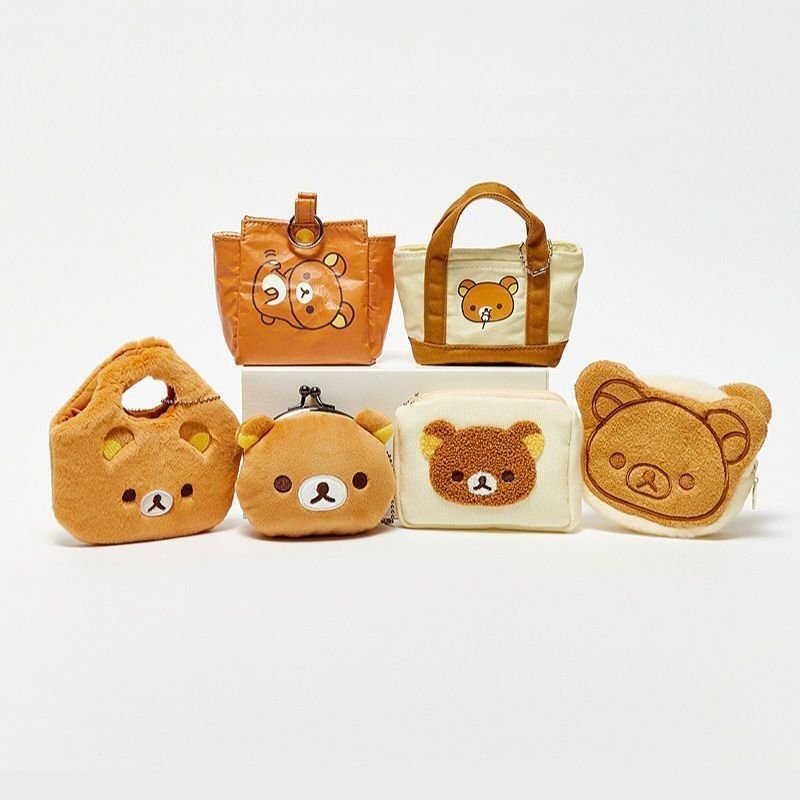 Authentic Rilakkuma Plush Coin Purse Blind Box – Cute Cartoon Wallet, Birthday Gift - Image 2