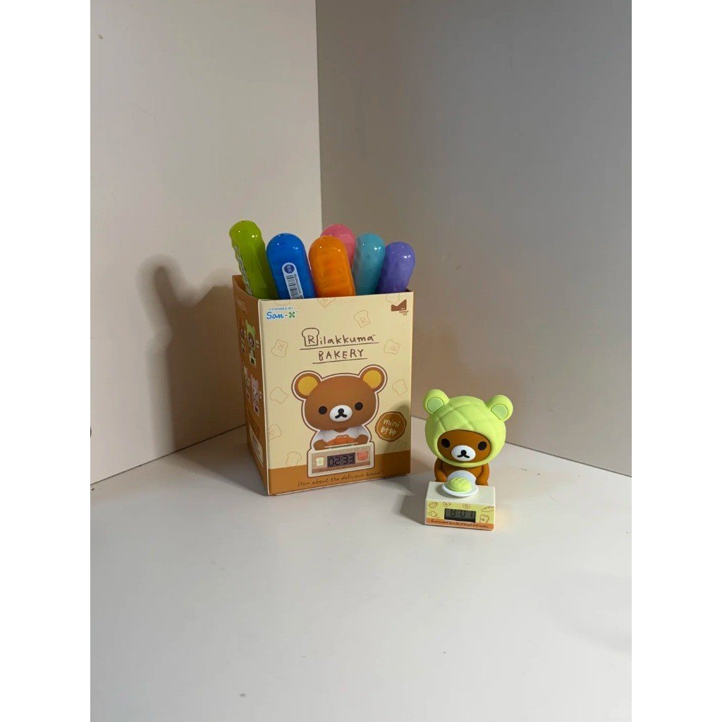 Authentic Rilakkuma Bread Series Mini Clock Blind Box Cute Cartoon Collectible Gift - Image 6