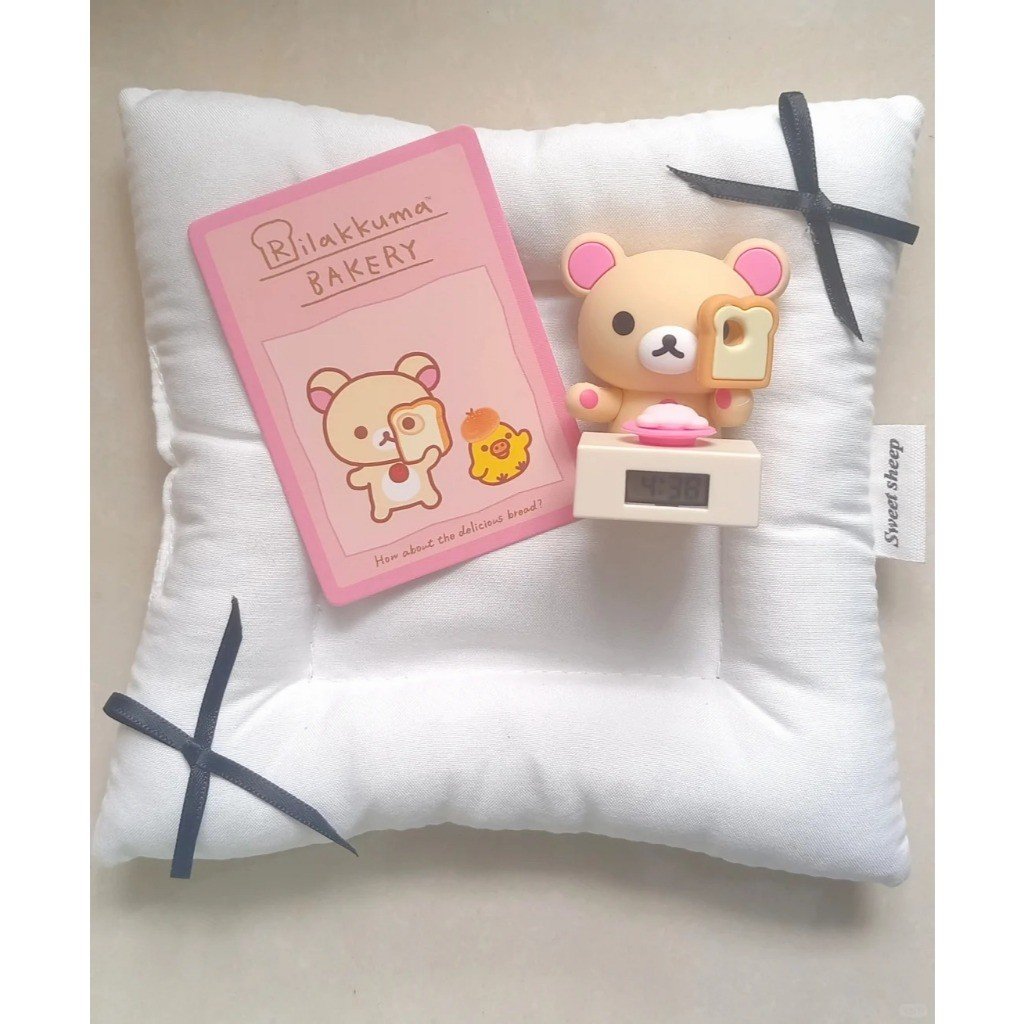 Authentic Rilakkuma Bread Series Mini Clock Blind Box Cute Cartoon Collectible Gift - Image 9