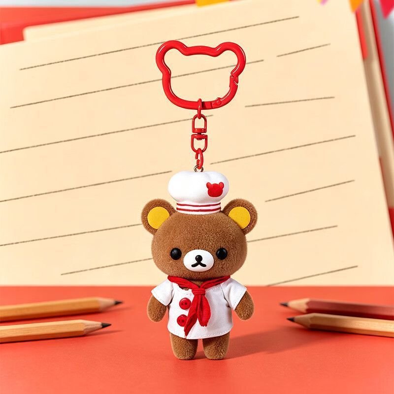 Authentic Rilakkuma Party Series Blind Box Plush Keychain – Cute Birthday Gift for Best Friend - Image 8