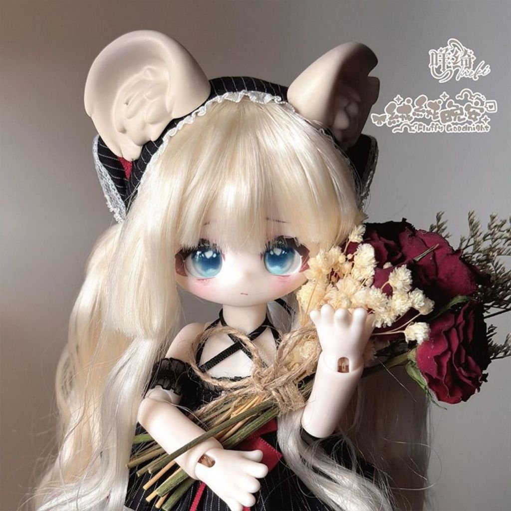 Meki Fluffy Goodnight Series BJD Blind Box Doll – Movable Figure Collectible Gift - Image 3