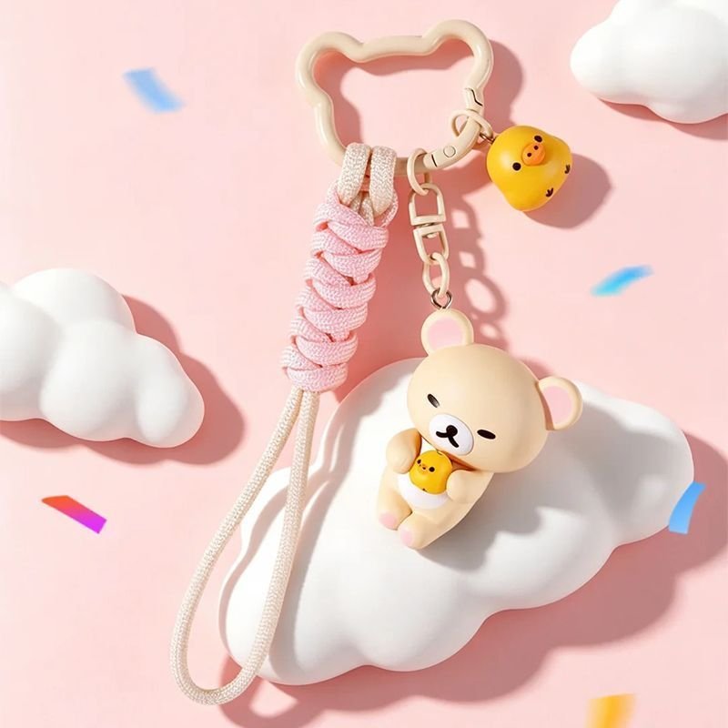 Authentic Rilakkuma Everyday Series Blind Box Plush Keychain – Cute Cartoon Bag Charm Gift - Image 6