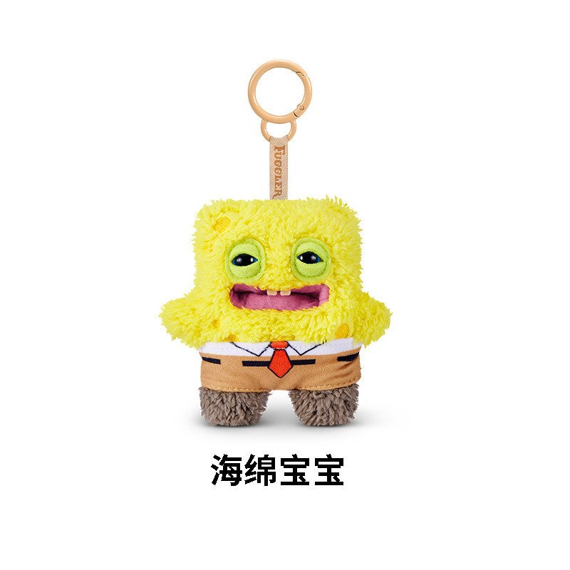 Authentic Licensed FUGGLER x SpongeBob SquarePants Tooth Monster Plush Toy Ugly Cute Funny Stuffed Doll - Image 6