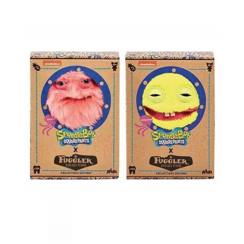 Authentic Licensed FUGGLER x SpongeBob SquarePants Tooth Monster Plush Toy Ugly Cute Funny Stuffed Doll - Image 5