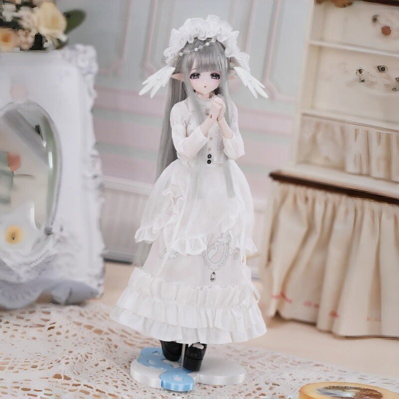 COME4FREE Minty 4th Series Feather Mist Poetry Special 6 BJD Blind Box | Rooted Hair Movable Doll Collectible Figure Desk Ornament - Image 2