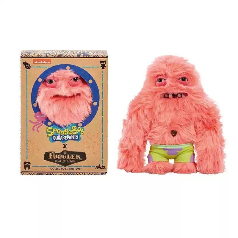 Authentic Licensed FUGGLER x SpongeBob SquarePants Tooth Monster Plush Toy Ugly Cute Funny Stuffed Doll - Image 3